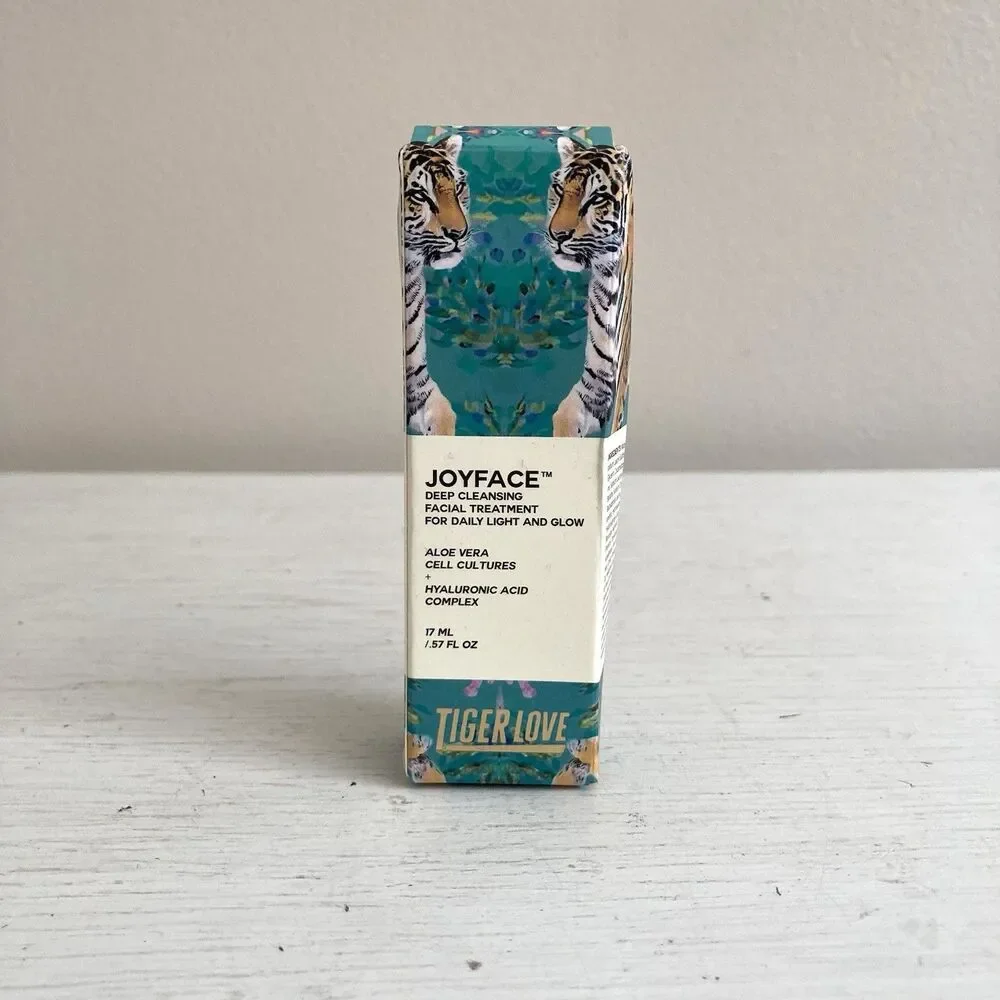 TigerLove JoyFace Deep Cleansing Facial Treatment 17mL Sample NEW Sealed